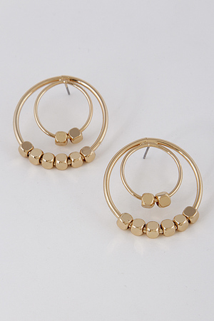 Two Linked Circle Earrings 7ECC9